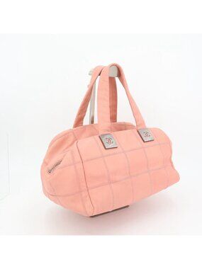 Chanel Caviar Leather CC Logo Choco Bar Handbag